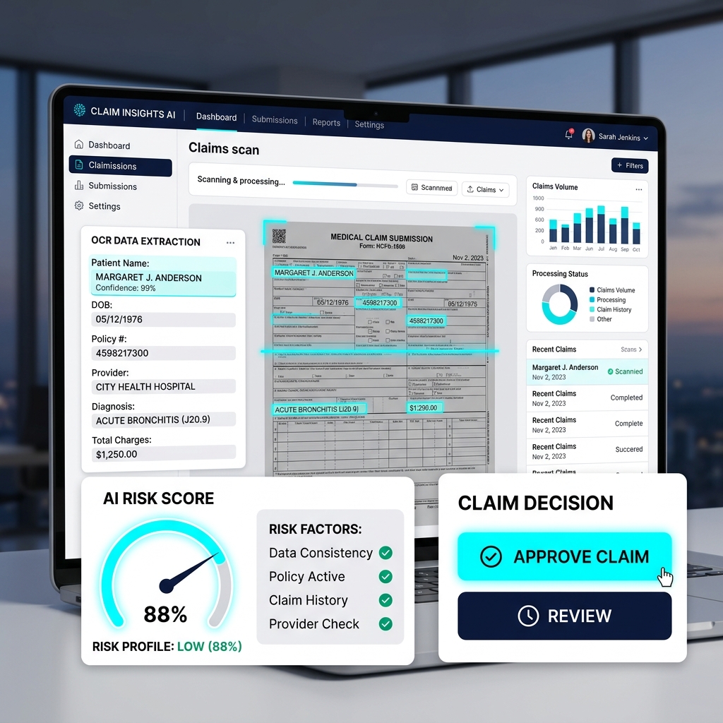 Claim Scan AI Dashboard